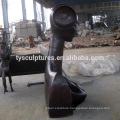 Famous art statue life size abstract bronze decorative lady busts with wholesale price